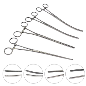 Pinza Intestinal Doyen Atrauma Premium de 23 cm y 25 cm, Recta y Curva, de Acero Inoxidable, Instrumentos Quirúrgicos Gastrointestinales, CE ISO - Product Image 1