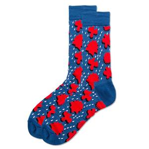 Men's <b>Winter</b> Breathable Crew <b>Socks</b> Solid Color Cotton Sport <b>Socks</b> with Body Logo - Product Image 5