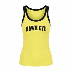 HAWK EYE SPORTS Camisetas sin mangas de cuello redondo para mujer, de poliéster/algodón, transpirables, de punto, informales, holgadas, cómodas para uso diario - Product Image 6