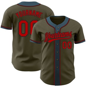 Camisetas de Béisbol Unisex para Equipos Profesionales, Colores Personalizables, Ligeras, Resistentes, 100% Poliéster, Transpirables, Impresión SLS, Secado Rápido, Manga Corta - Product Image 1