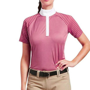 Econex Sports OEM Chemise d'équitation pour femme, respirante, en tricot de spandex haute densité, imprimée par décharge, manches longues, taille mi-haute - Product Image 1