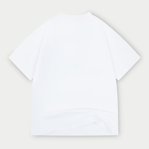 Camiseta de hombre transpirable de algodón 100% de 300 gramos, de corte holgado, manga corta, con estampado serigráfico, estilo oversize, para venta transfronteriza. - Product Image 2