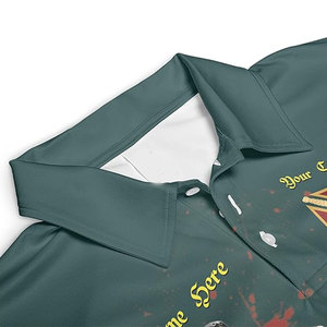 Polo personnalisé pour homme avec nom de commanderie, franc-maçon, chevalier templier, broderie personnalisée Sir Knights Fraternal - Product Image 3
