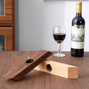 Wooden Craft Wine and <b>Beer</b> Display Stand with unique Design Rack for Professional Beverage Presentation and Wedding Occasion - Product Image 6