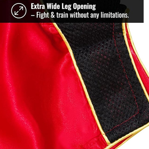 Pantalones Cortos de Boxeo Personalizados de Fábrica para Hombre, Pantalones Cortos de Entrenamiento de Muay Thai, Pantalones Cortos Deportivos para Boxeo - Product Image 3