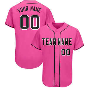 Camiseta de Béisbol y Sóftbol Personalizada al por Mayor, Transpirable, de Secado Rápido, 100% Poliéster, Impresa con Transferencia de Calor y Logotipo - Product Image 1