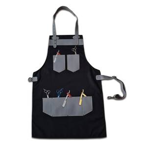 Chaleco de Trabajo de Lona de Alta Gama para Hostelería, con Logotipo Personalizado, Correas Ajustables de Cuero Genuino, para Bartenders, Barberos y Personal de Cafeterías - Product Image 6
