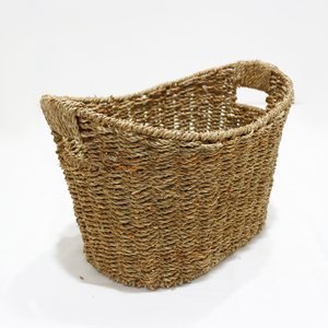 Juego de Cestas de Almacenamiento Multifuncionales Tejidas con Hierba Marina Sostenible, Organizador para el Hogar con Asas - Product Image 3