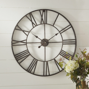 Horloge murale en métal de luxe moderne, élégante et décorative, pour le salon, la chambre, la cuisine, la salle à manger, à prix avantageux - Product Image 4