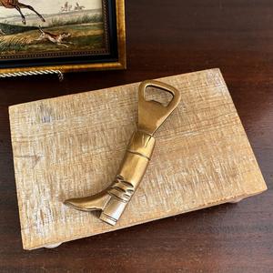 Décapsuleur Premium en Laiton Vieilli, Ouvre-Bouteille Solide en Métal pour Bar Rustique et Idéal pour Offrir - Product Image 1