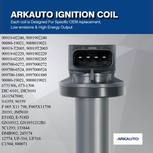 ชุดคอยล์จุดระเบิด90919-02240 90919-02265 90919-02229 90080-19021 UF316สำหรับ Toyota Prius Yaris Scion 1.3 2NZ 1NZ <span class=keywords><strong>1.5</strong></span> - Product Image 4