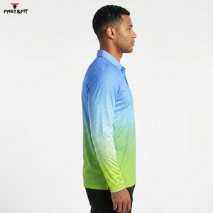 Camisas de Pesca de Manga Larga para Hombre, Impermeables, Resistentes al Viento, de Secado Rápido, Transpirables, Antibacterianas, Anti-UV UPF 50, 100% Poliéster Digital - Product Image 5