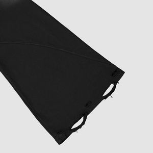 Camiseta Oversize Rasgada para Hombre, de Peso Pesado, Ajuste Holgado, Estilo Urbano Personalizado con Cuello Alto - Product Image 5