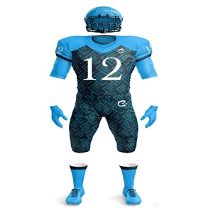 Uniforme de Fútbol Americano de Manga Corta Transpirable de Primera Calidad, Pantalón Acolchado de Fútbol Americano Personalizado de Talla Grande - Product Image 1