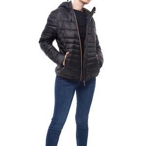 Custom Color Women's Puffer Jacket Cotton Filled Hooded Winter Fashion High Quality Price Quick Dry Breathable Eco-Friendly 100% - Product Image 3