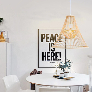 Nouvelle arrivée : lampe artisanale en bambou et rotin pour une décoration intérieure durable - Product Image 4