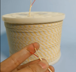 Thermocouple <b>Wire</b> K-type Glass Fiber Insulated Temperature Measuring <b>Wire</b> - Product Image 1