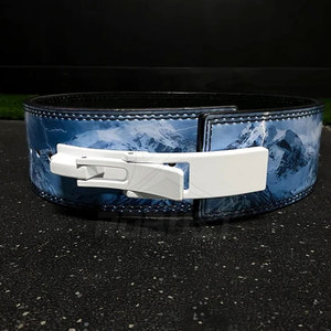 OEM Services Wholesale Professional Weightlifting Anime Lever <b>Belt</b> Leather Cowhide Breathable Lightweight Non-Slip - Product Image 5