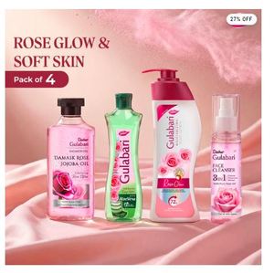 Kit de Régimen Diario Gulabari, Combo Completo para el Cuidado de la Piel, Hidratante y Refrescante - Product Image 1