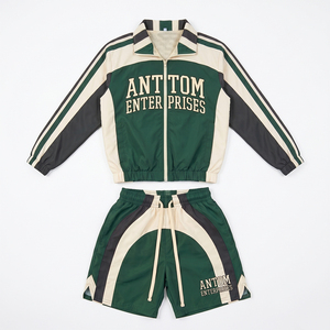 Conjunto Deportivo de 2 Piezas con Estampado Personalizado de Moda Urbana 2026, Trajes Deportivos Transpirables, Conjunto Corto para Hombre de Alta Calidad - Product Image 2