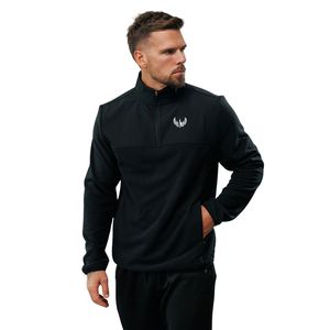 Chaqueta de Forro Polar para Hombre con Cierre de Cremallera, Manga Larga, Térmica, para Entrenamiento, Gimnasio, Deporte al Aire Libre - Product Image 5