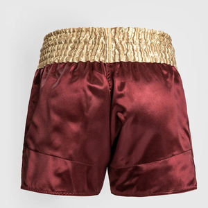 Pantalones Cortos de Artes Marciales Bordados con Ribete Dorado, Transpirables, Elásticos, Casuales, con Cintura Elástica, 100% Poliéster, Personalizados - Product Image 3