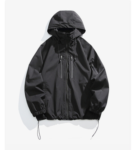 Veste coupe-vent unisexe légère et respirante pour homme, idéale pour la randonnée, avec logo frontal, style streetwear et sport, imperméable - Product Image 6