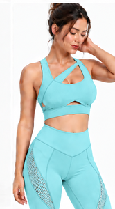 Women Yoga Set Open Back Sports Bra High Waist <b>Shorts</b> Two Piece <b>Seamless</b> Stretch Fitness Workout Suit <b>Gym</b> Pilates Yoga - Product Image 6