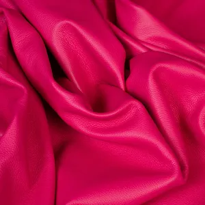 Cuir grainé rose vif de haute qualité pour sacs à main, chaussures, portefeuilles et projets de création, matériaux de première qualité pour confectionner des articles. - Product Image 6