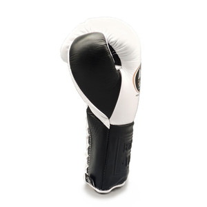 Guantes de Boxeo con Cordones No Boxing No Life, Blancos y Negros, de Cuero, Hechos en México, Equipo de Boxeo para Adultos - Product Image 3