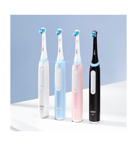 Oral-<b>B</b> IO Series 7 Electric Toothbrush for Kids Adults Rechargeable With Black White Cross Action Bristles Medium Bristle Type - Product Image 1
