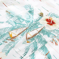 Kemeja Hawaii Pria Lengan Pendek Motif Tropis Kancing Depan Kasual Untuk Liburan Pantai, Perjalanan, Aktivitas Luar Ruangan, dan Pesta