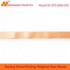 Neelkamal Industries Satin <b>Ribbon</b> 1-1/2 Inch Apricot Solid Color Single Face Craft <b>Ribbons</b> for <b>Wedding</b> Packaging - Product Image 6