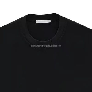 T-shirt Homme Luxe Décontracté Ample Hip Hop en Coton Lourd 260 GSM 100% Coton à Manches Courtes pour l'Été – OEM/ODM - Product Image 6