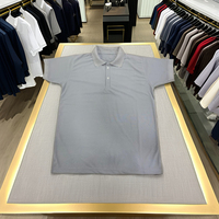 Chemise pour homme en piqué de polyester à manches courtes, design personnalisé, haute qualité, décontractée, été, anti-boulochage, tissu soyeux, golf