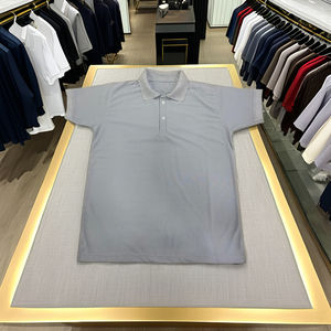 Polo de manga corta de piqué de poliéster para hombre, diseño personalizado, marca de fábrica de alta calidad para tela de seda informal de verano para Golf - Product Image 1