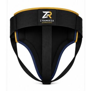 High Quality Leather Adjustable <b>Lace</b>-Up Closure Professional Groin & Abdominal Protector for Boxing Muay Thai & MMA - Product Image 3