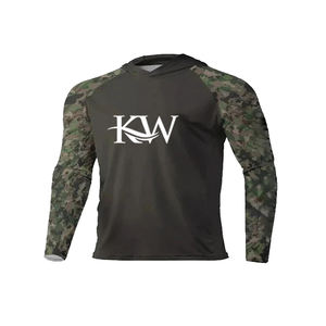 Sweat à capuche unisexe 2026 UPF50+ à séchage rapide avec impression par transfert thermique personnalisée, protection solaire, manches longues, pour la randonnée, le sport, la pêche et la chasse, 100 % coton - Product Image 1