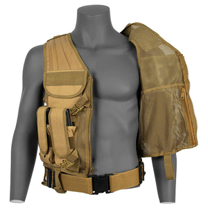 Gilet multifonctionnel à libération rapide, léger, en tissu Oxford, pour entraînement et sécurité, porte-plaques, idéal pour l'été, en polyester - Product Image 3