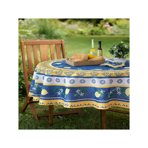 <b>Blue</b> And Pink Colour Geometric Triangle Table Cloth Cotton Blend Dining Table Cover Custom Size Custom Weight Made to Order - Product Image 6