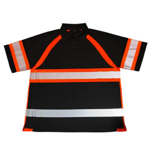 Customize Design Polyester Safety Polo Shirt His Vis Safety High Visibility Polo T Shirt Short Sleeve Men's Safety Polo Shirt - Product Image 2