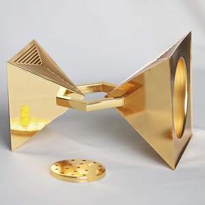 Brûleur d'encens Bakhoor traditionnel de luxe, 100% matières premières naturelles, pour la fragrance religieuse et domestique, écologique, durable, classique - Product Image 1