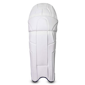 Protège-tibias de cricket blancs personnalisés pour batsman et joueurs de test, qualité supérieure avec protection intégrale en cuir. - Product Image 2