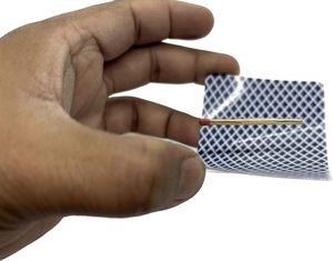 <b>Magic</b> <b>Trick</b> Floating Paper Match on Card | Invisible Air Illusion with Toothpick | Close-Up Street <b>Magic</b> Prop One Size - Product Image 2