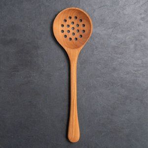Juego de cucharas de madera hechas a mano con espátula, cuchara volteadora y cuchara para servir, para cocinar en la cocina - Product Image 3