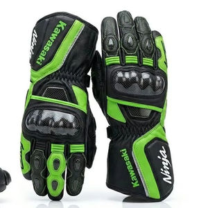 Chaussures et gants de course en cuir pour moto, protection CE, bottes de moto pour piste, équipement de motard professionnel, durable - Product Image 3