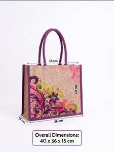 Sacs fourre-tout en jute écologiques en gros, personnalisables avec logo imprimé, sacs de courses réutilisables en toile de jute naturelle avec fermeture éclair et sangle en coton - Product Image 5