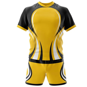 Uniforme de Rugby Unisex de Secado Rápido y Transpirable, 100% Poliéster Ecológico, Venta en Línea, Hecho en Pakistán, Ropa de Fútbol al por Mayor - Product Image 1
