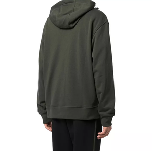 เสื้อฮู้ดดี้โอเวอร์ไซส์สีเทาเฮเธอร์ OEM ระบายอากาศได้ดี ผลิตจากผ้าฝ้าย 100% น้ำหนัก 480GSM ผ้าเฟรนช์เทอร์รี่ สำหรับผู้ชายและผู้หญิง สกรีนโลโก้ได้ตามต้องการ - Product Image 4