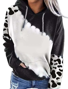 Vêtements pour femmes OEM/ODM pull oversize imprimé par Sublimation pull unisexe à manches longues en coton pour femmes - Product Image 4